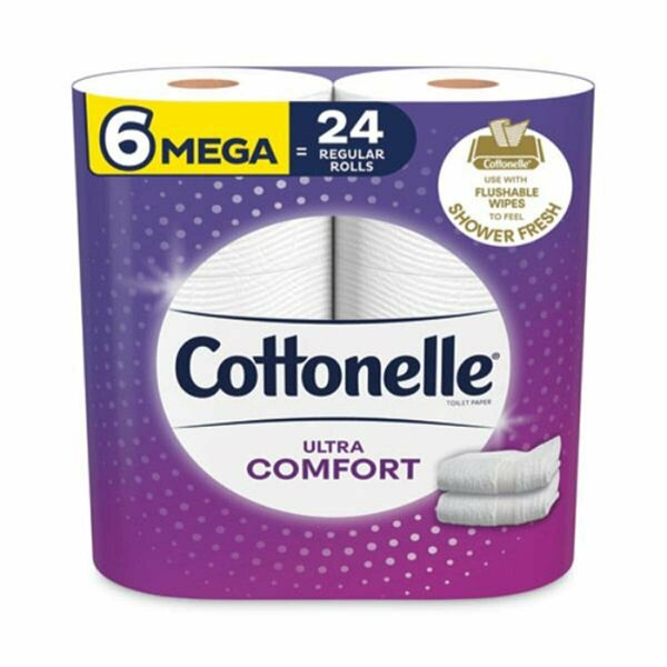 Deluxdesigns Mega Roll Ultra Comfort Care Soft Tissue Toilet Paper - 36 per Pack DE3749713